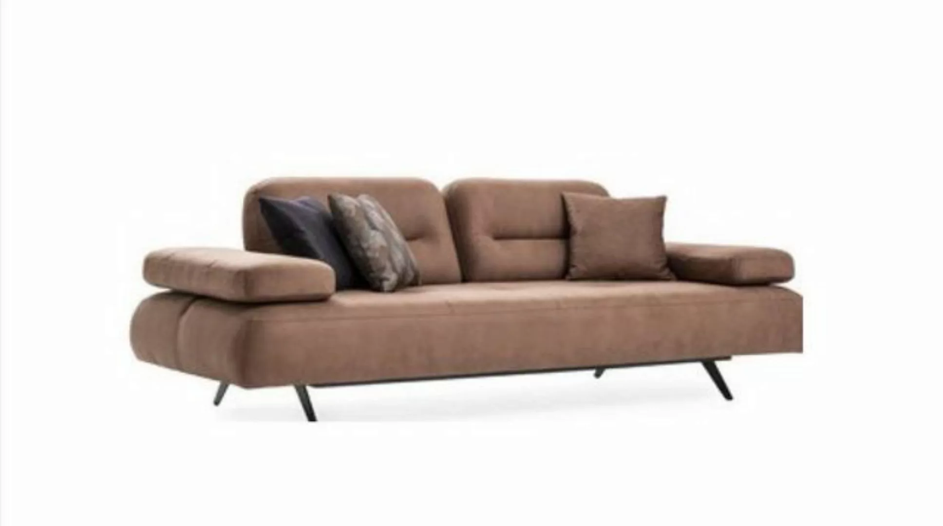 JVmoebel 3-Sitzer Design 3 Sitzer Sofa braun Couch Polster luxus Couchen So günstig online kaufen