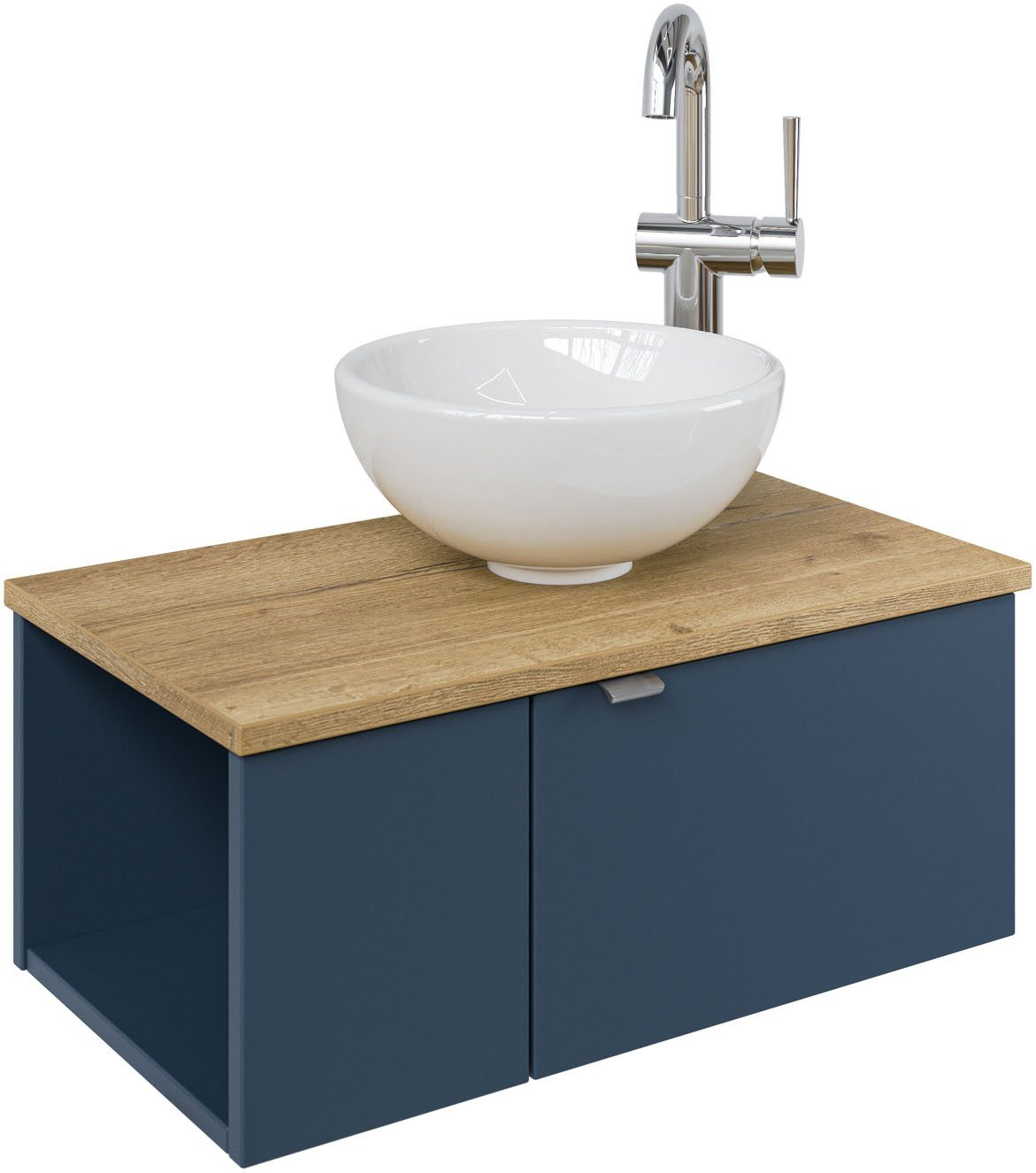 Saphir Waschtisch "Serie 6915 Waschschale mit Unterschrank für Gästebad, Gä günstig online kaufen