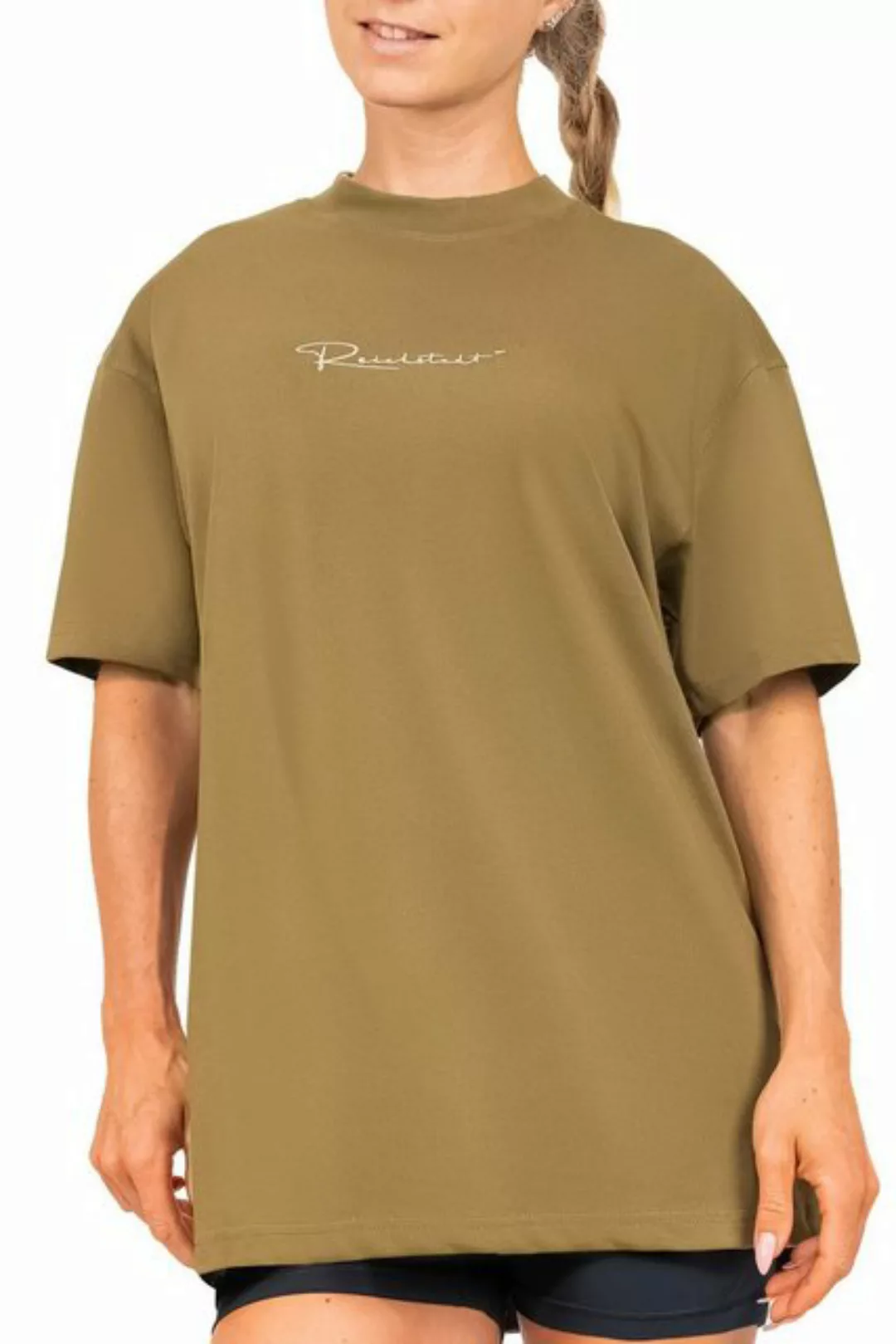 Reichstadt T-Shirt Casual Oversize Shirt 23RSW044 (1-tlg) mit Stitching am günstig online kaufen
