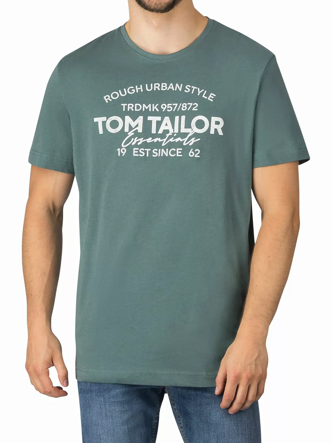 Tom Tailor Tshirt Herren Baumwolle Regular Fit 4er Pack Set günstig online kaufen