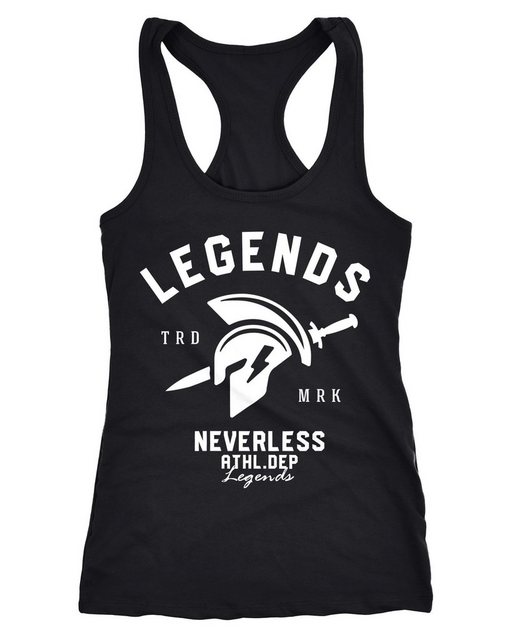 Neverless Tanktop Cooles Damen T-Shirt Legends Sparta Gladiator Gym Athleti günstig online kaufen