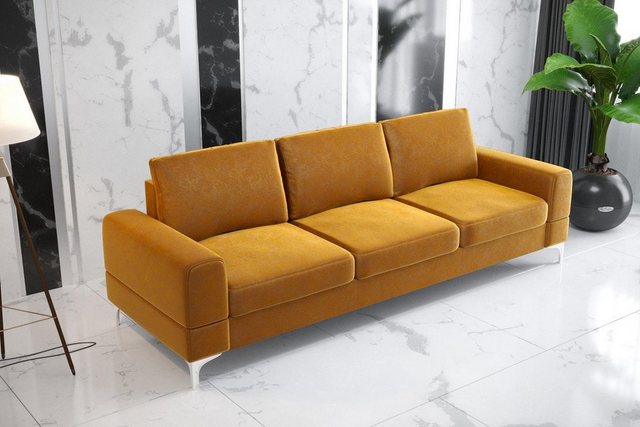 JVmoebel Sofa Wohnzimmer Design Textil 3 Sitzer Elegant Sofa Couch Polsteru günstig online kaufen