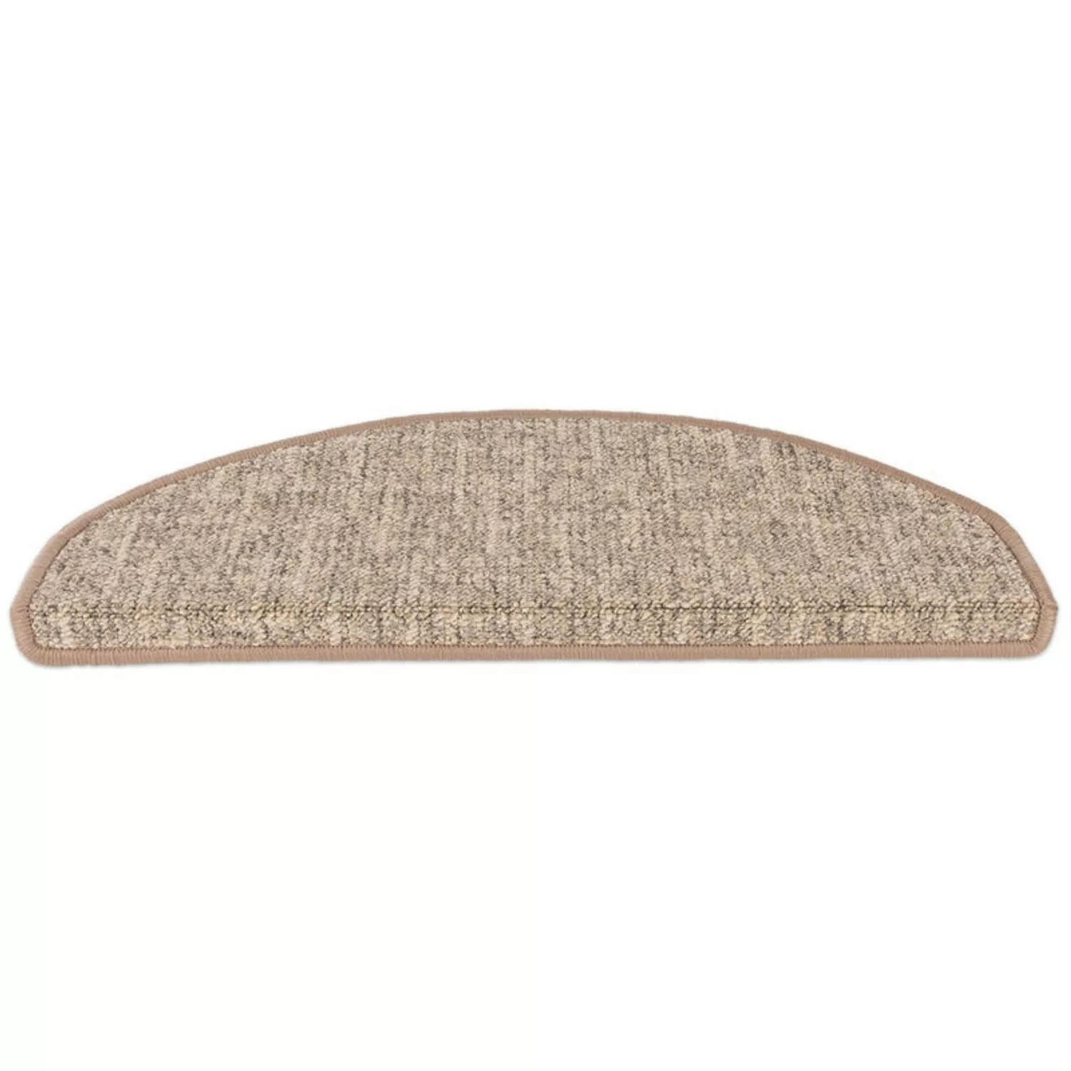 Karat Stufenmatte Alto Selbstklebend Beige Halbrund 23,5 x 65 cm günstig online kaufen