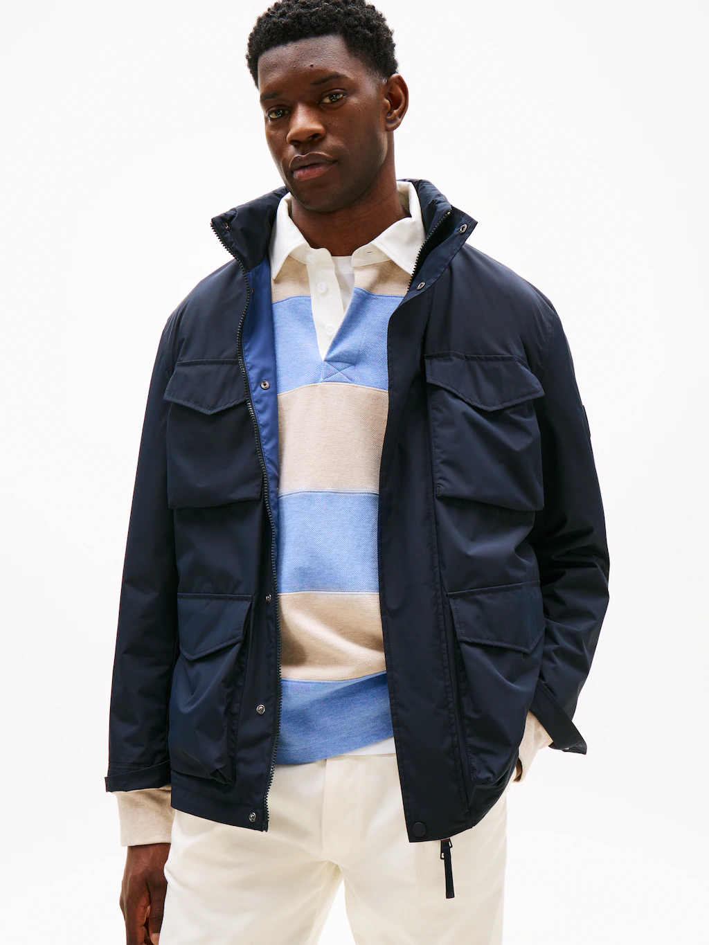 Tommy Hilfiger Fieldjacket "PACKABLE FIELD JACKET", mit Kapuze, Kapuze im K günstig online kaufen