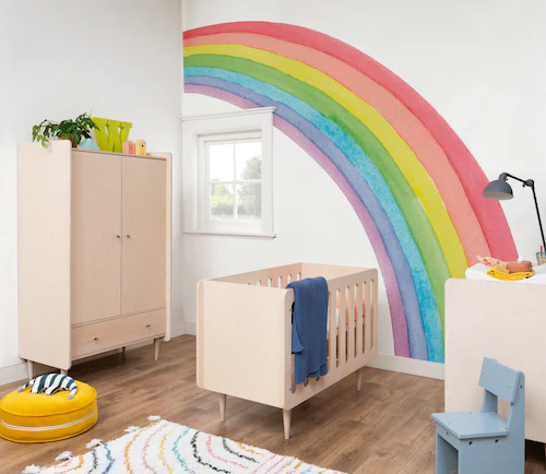 Rasch Digitaltape Bambino XIX 253252 Regenbogen Blassgelb 3 m x 2,5 m günstig online kaufen