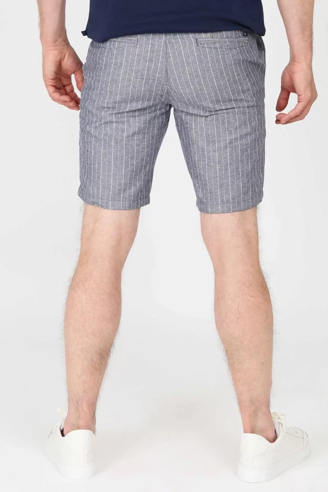 Suitable Stani Short Leinen Streifen Blau - Größe XXL günstig online kaufen