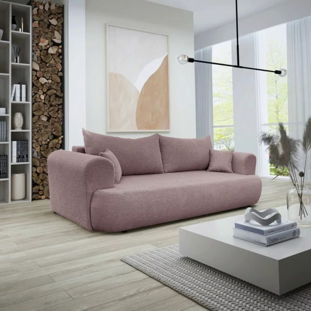 Luxusbetten24 Schlafsofa Designer Sofa Baron, mit Schlaffunktion und Staura günstig online kaufen