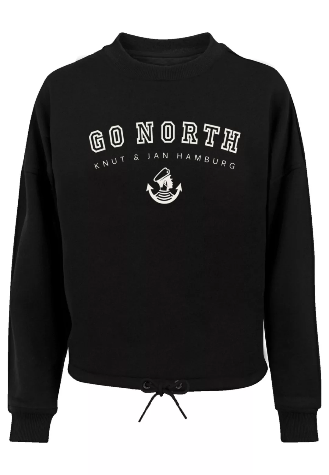 F4NT4STIC Sweatshirt "Go North Knut & Jan Hamburg", Print günstig online kaufen