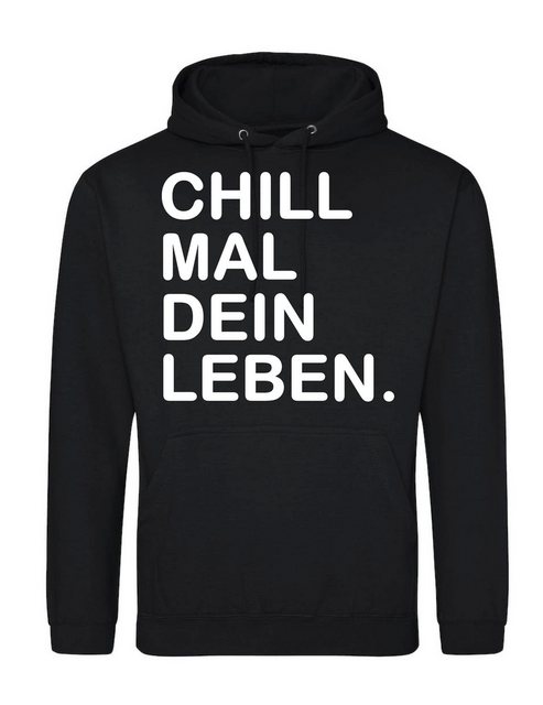 Youth Designz Kapuzenpullover Herren Hoodie Pullover "Chill mal dein Leben" günstig online kaufen