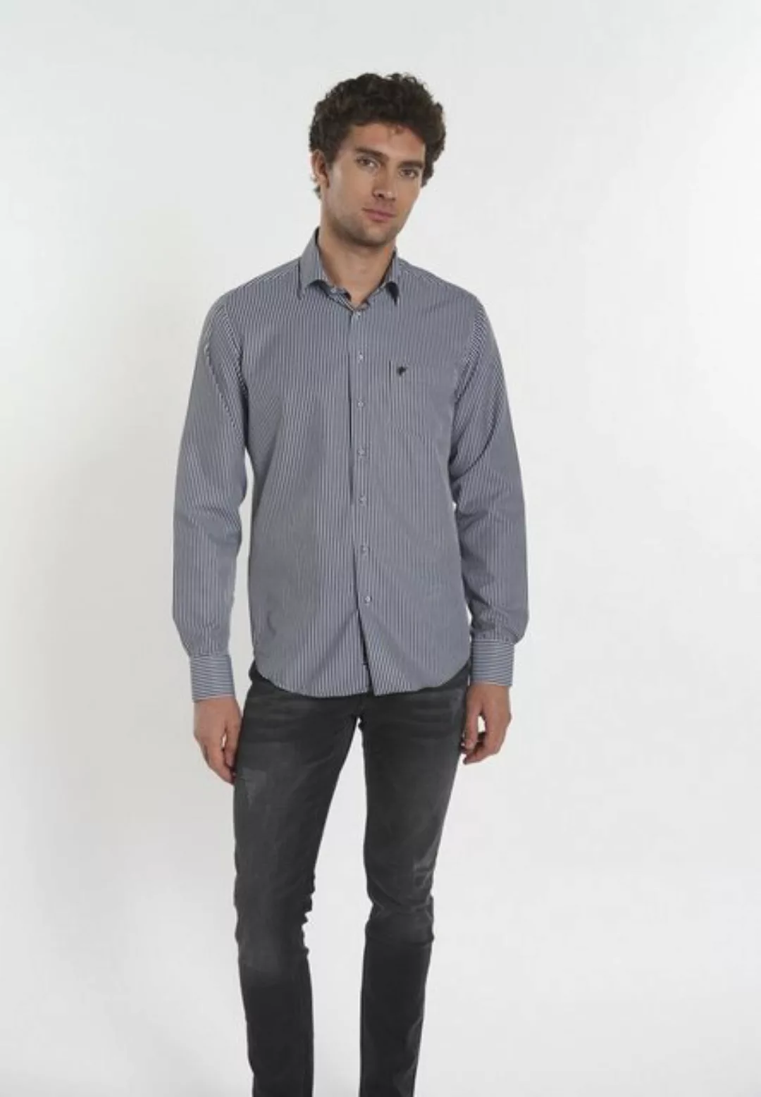DENIM CULTURE Langarmhemd ALEXANDER (1-tlg) günstig online kaufen