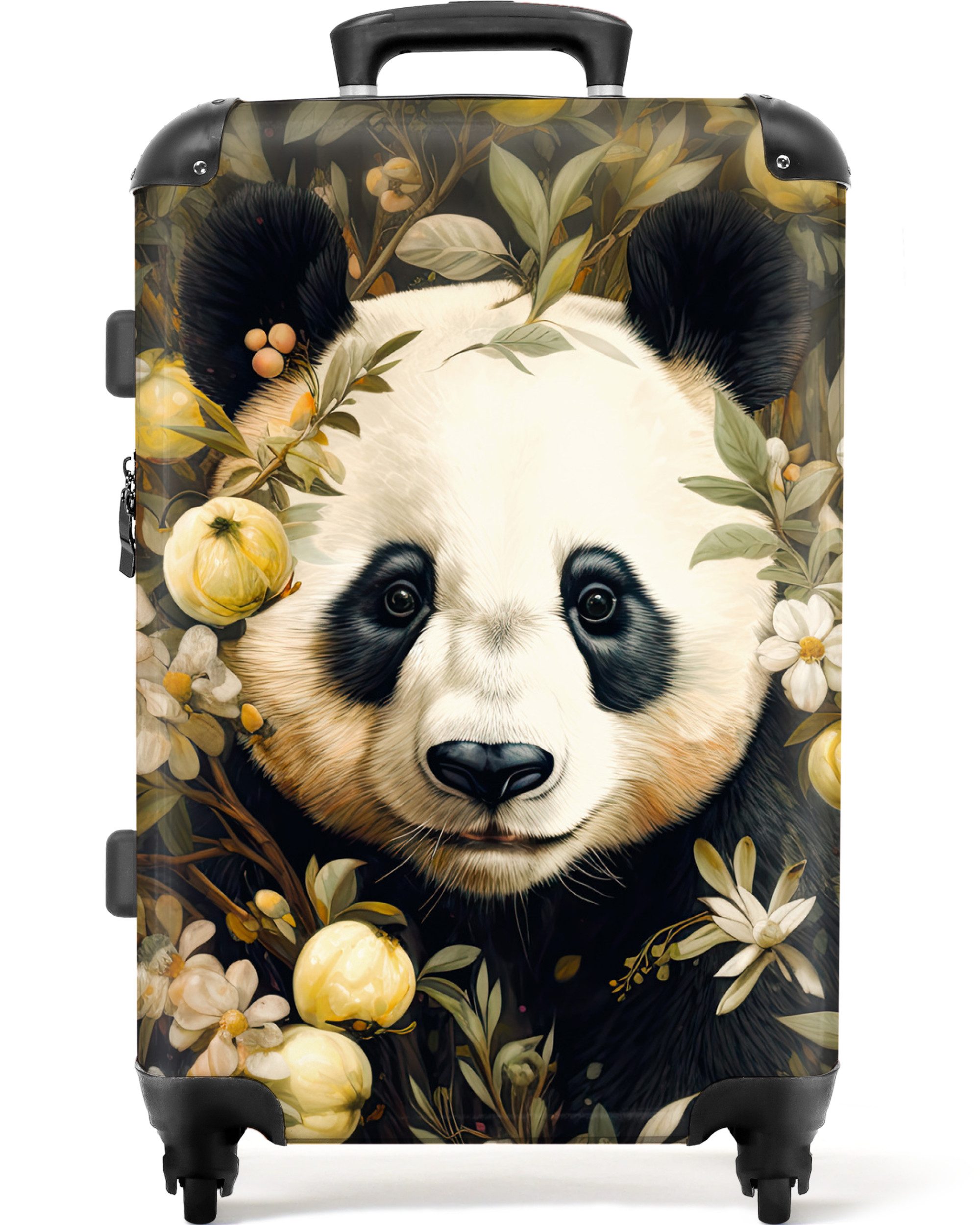 NoBoringSuitcases.com© Hartschalen-Trolley Panda - Pandabär - günstig online kaufen