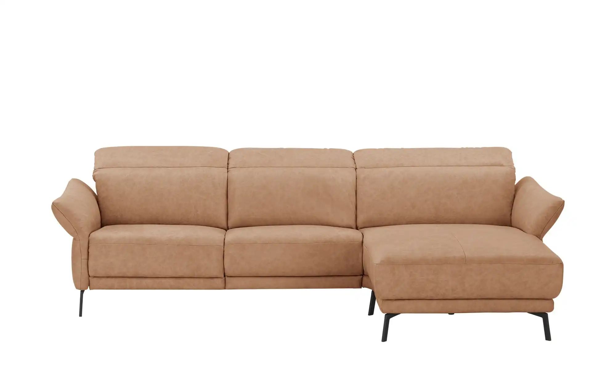 Wohnwert Ecksofa Leder Bellana ¦ braun ¦ Maße (cm): B: 285 H: 101 T: 161 Po günstig online kaufen