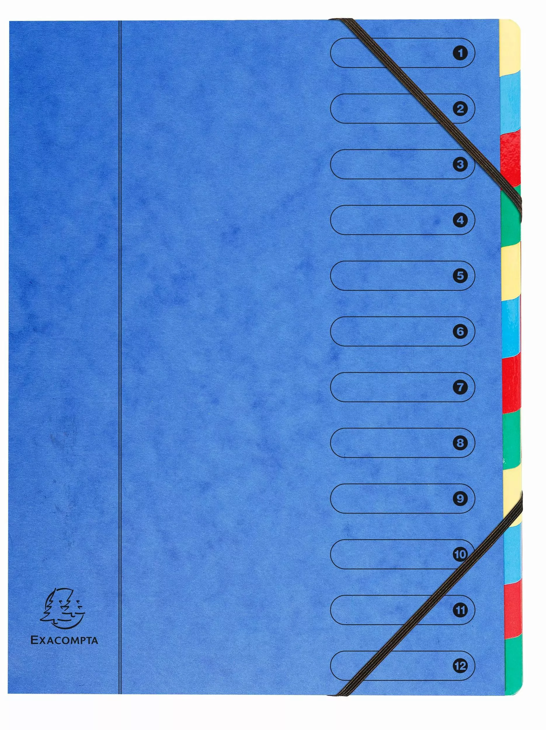 EXACOMPTA Fächermappe 6x Ordnungsmappe Harmonika-Rücken Karton günstig online kaufen