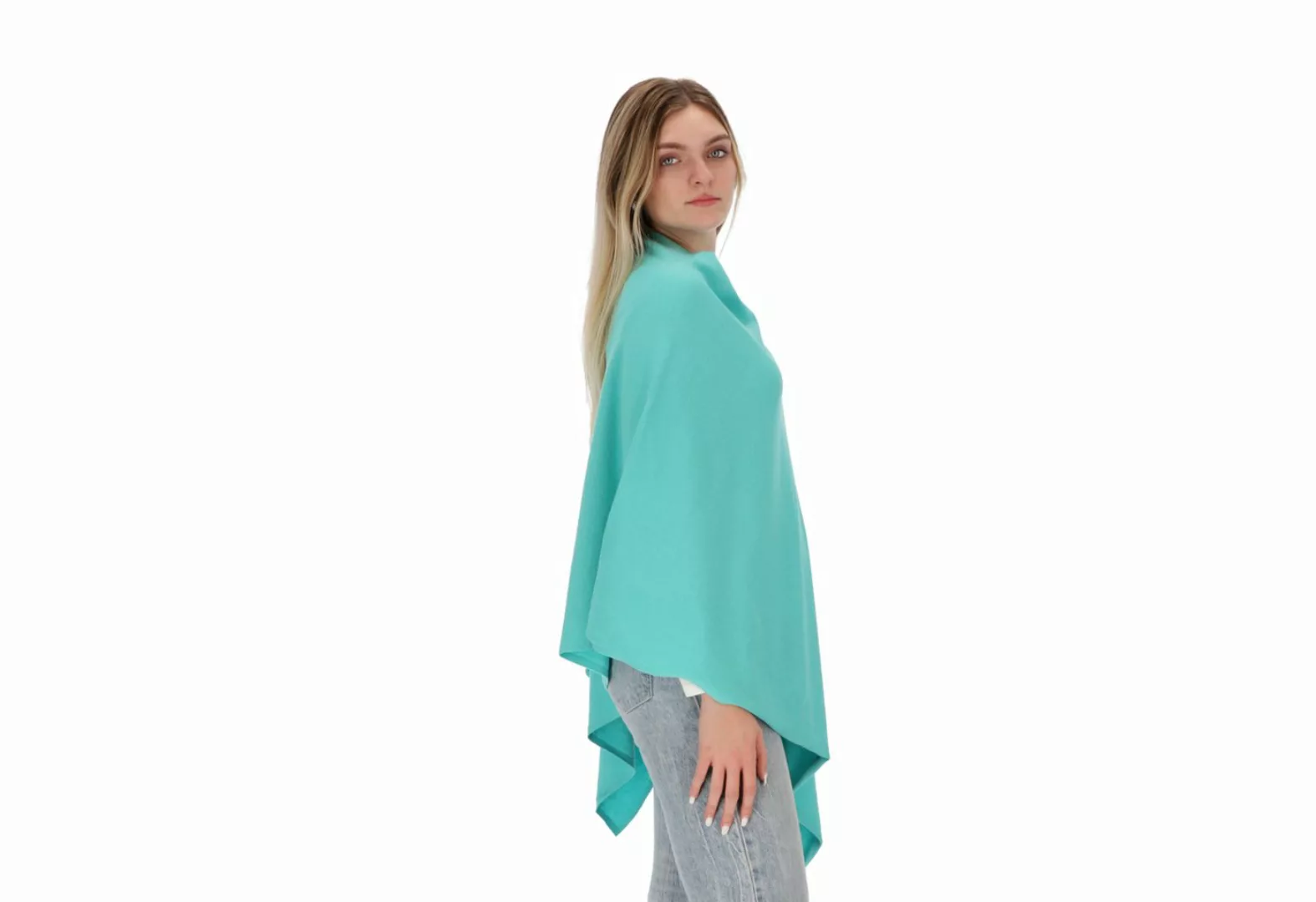 halsüberkopf Accessoires Strickponcho Strickponcho in tollen Unifarben! günstig online kaufen