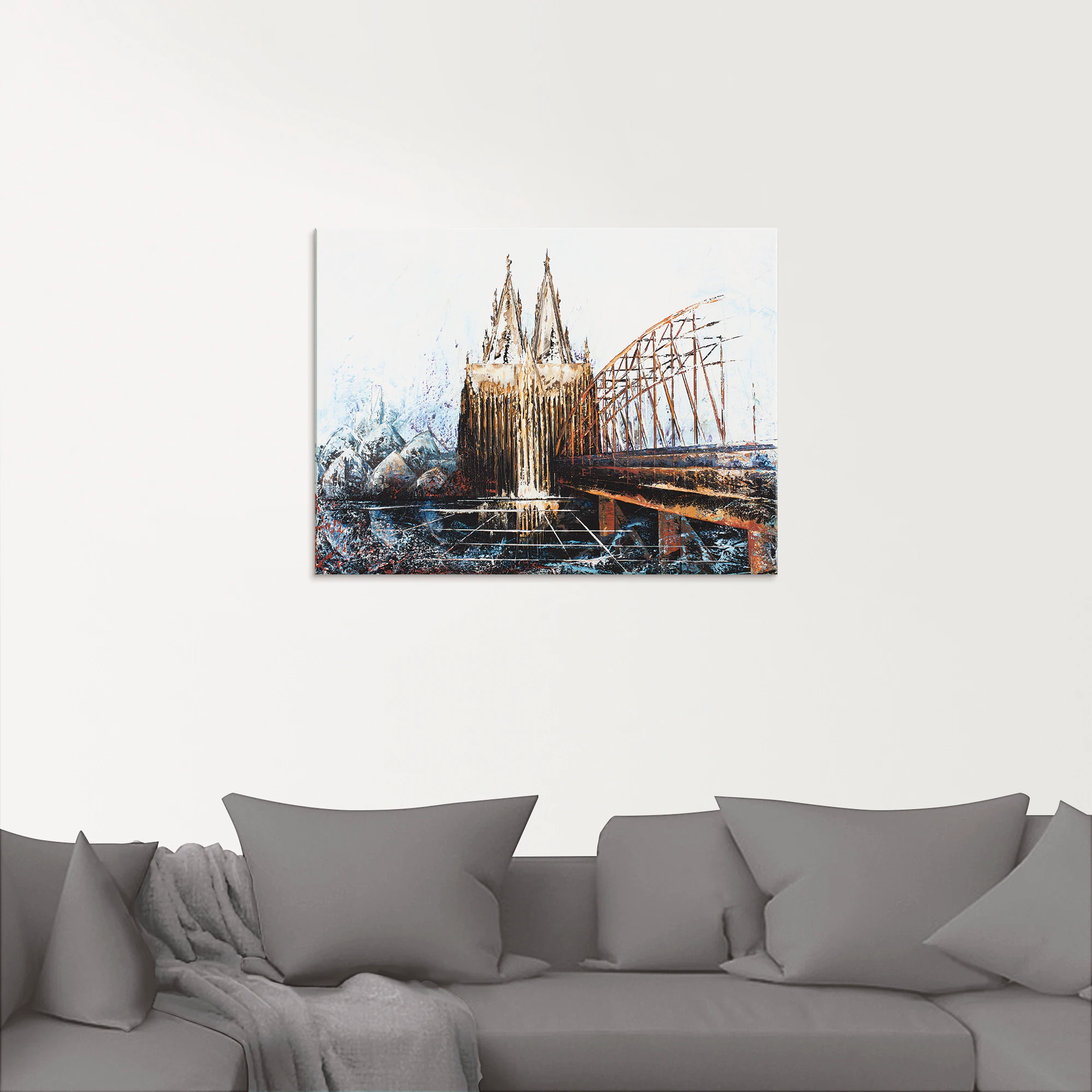Artland Glasbild »Köln Impression«, Deutschland, (1 St.), in verschiedenen günstig online kaufen