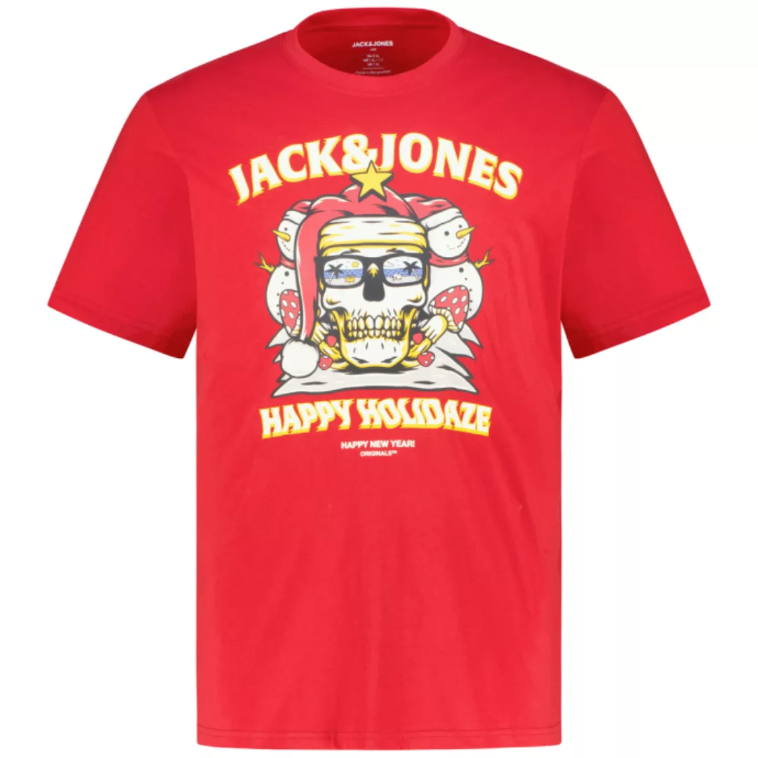 Jack & Jones Plus T-Shirt JJXMAS CHRISTMAS SKULL (1-tlg) günstig online kaufen