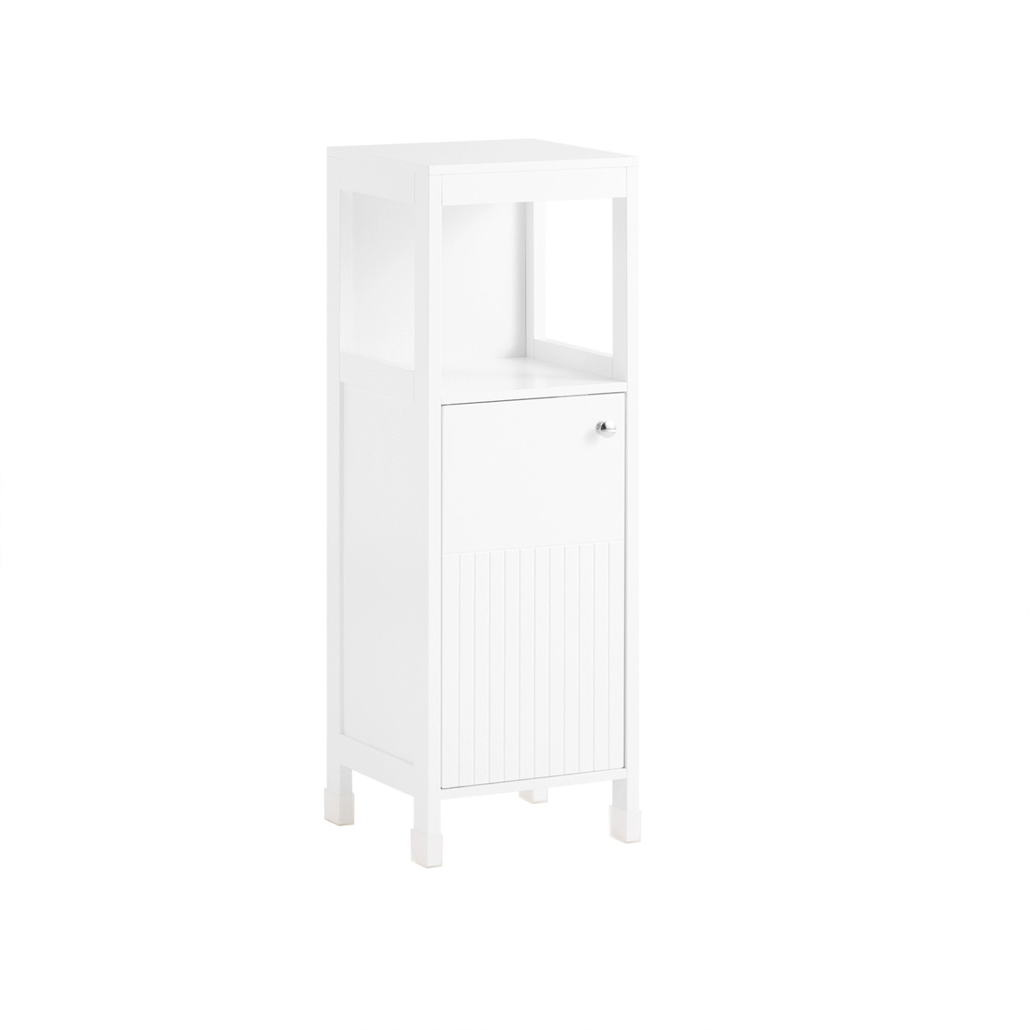 SoBuy Badkommode Badschrank Badmöbel Sideboard Flurschrank Weiß BZR186-W günstig online kaufen