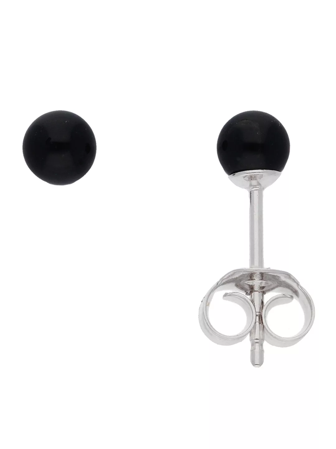 Adelia´s Paar Ohrhänger "925 Silber Ohrringe Ohrstecker Ø 4,2 mm", mit Onyx günstig online kaufen