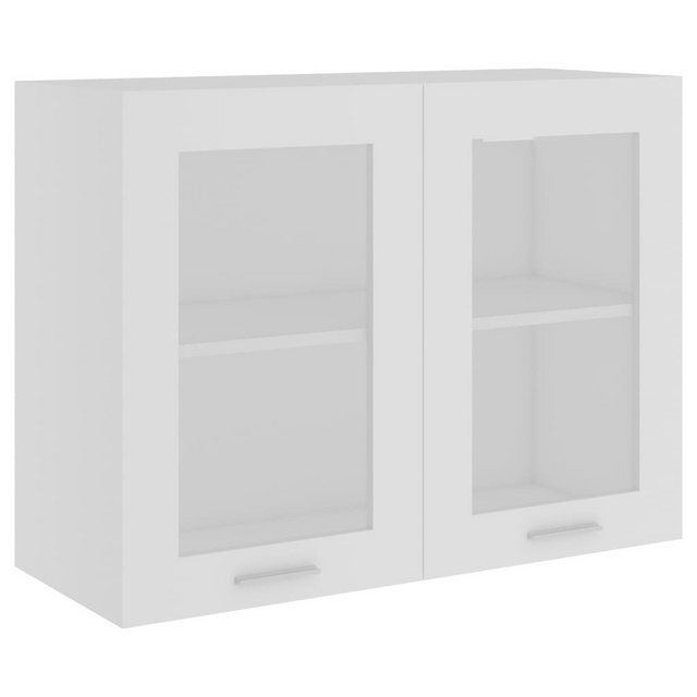 vidaXL Hängeschrank Hängeglasschrank Weiß 80x31x60 cm Spanplatte günstig online kaufen