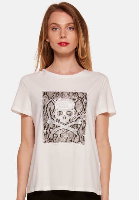 Tooche Kurzarmshirt Totenkopf Mit Totenkopf Print günstig online kaufen