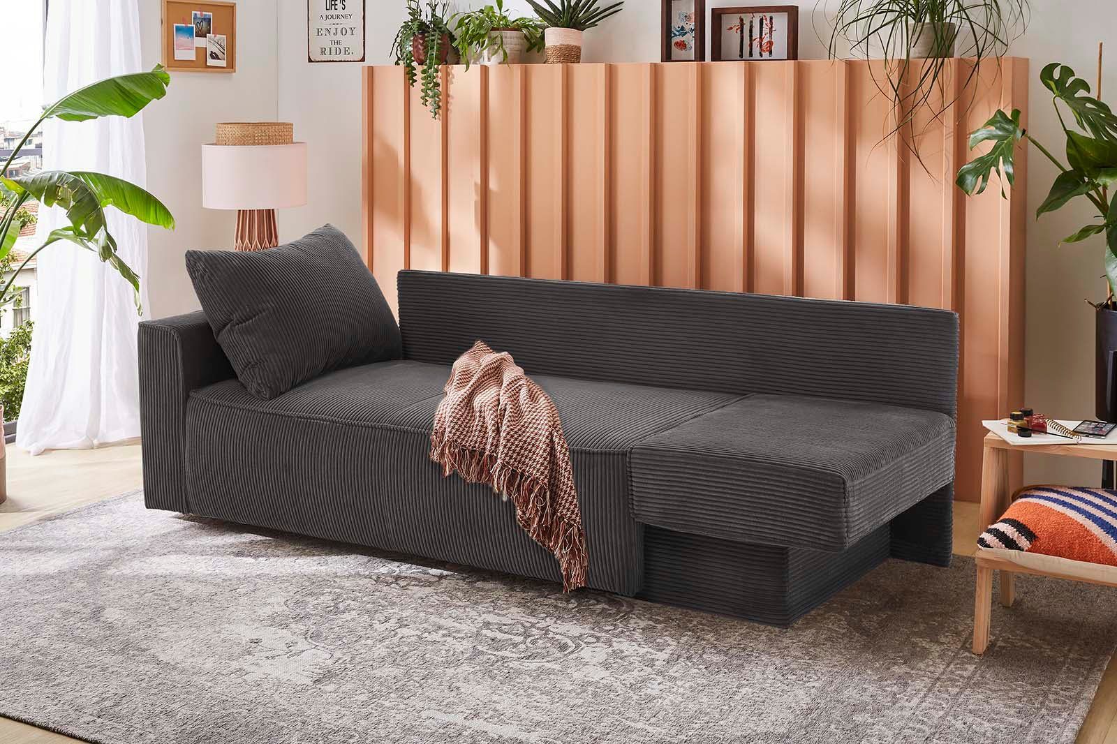 Jockenhöfer Gruppe Schlafsofa "Ron", Platzsparendes Sofa mit Gästebettfunkt günstig online kaufen