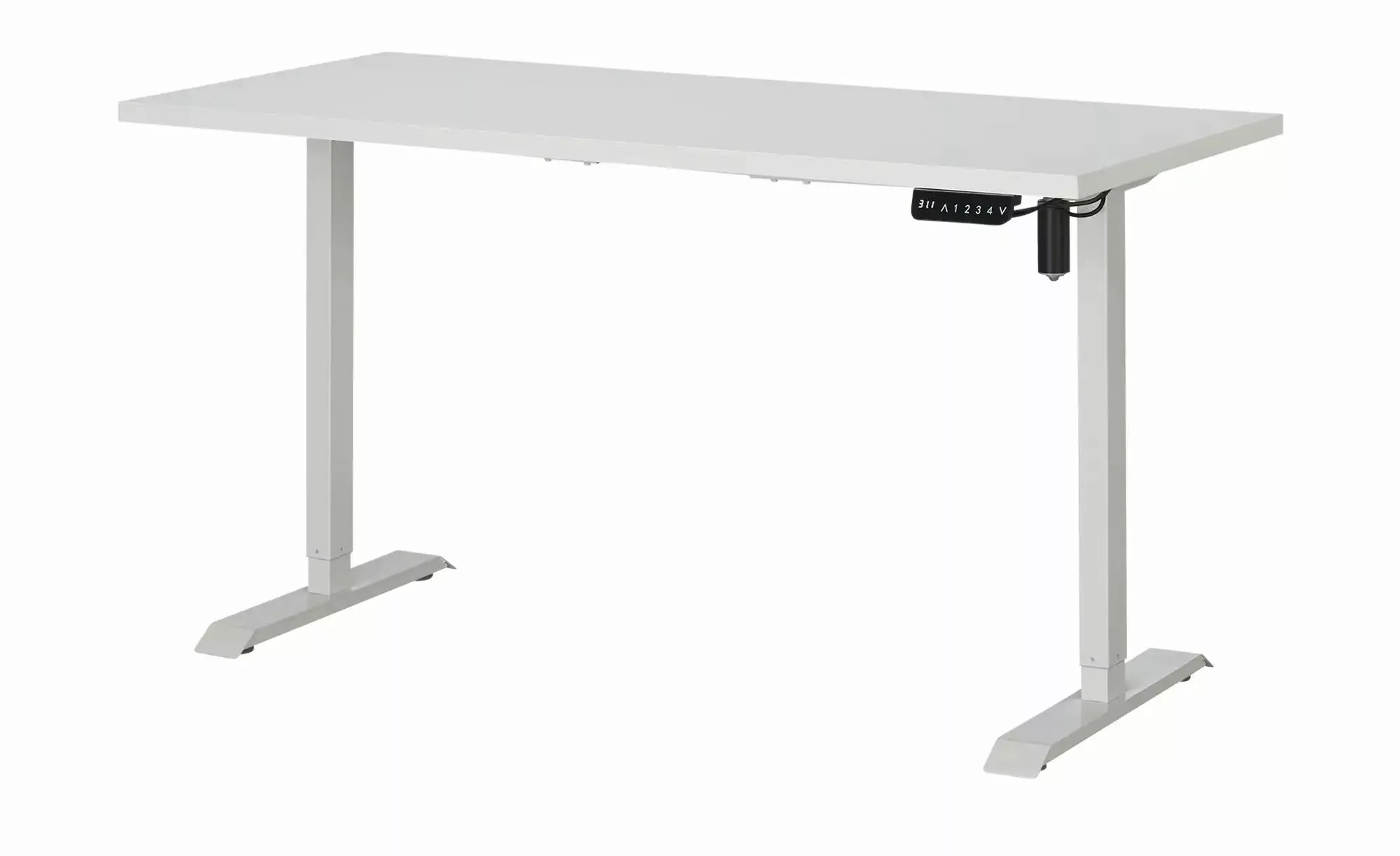 Schreibtisch elektr. höhenverstellbar  Up & Down ¦ weiß ¦ Maße (cm): B: 150 günstig online kaufen