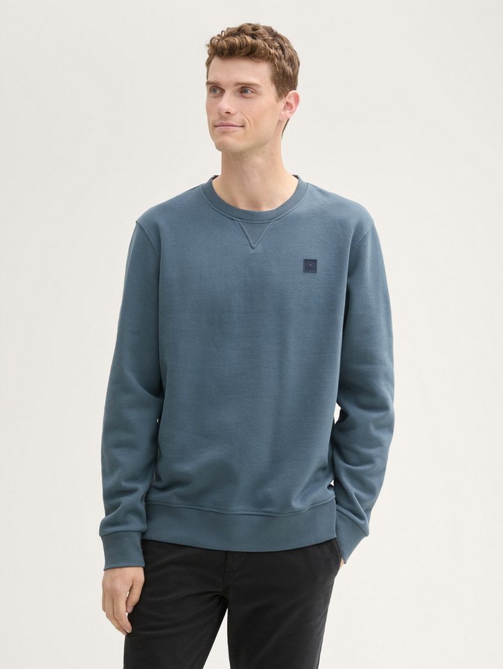 TOM TAILOR Sweatshirt Sweatshirt mit Logo Badge günstig online kaufen