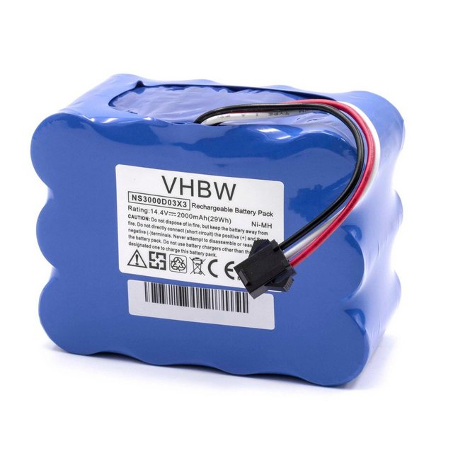 vhbw kompatibel mit Xrobot XR510 Staubsauger-Akku NiMH 2000 mAh (14,4 V) günstig online kaufen