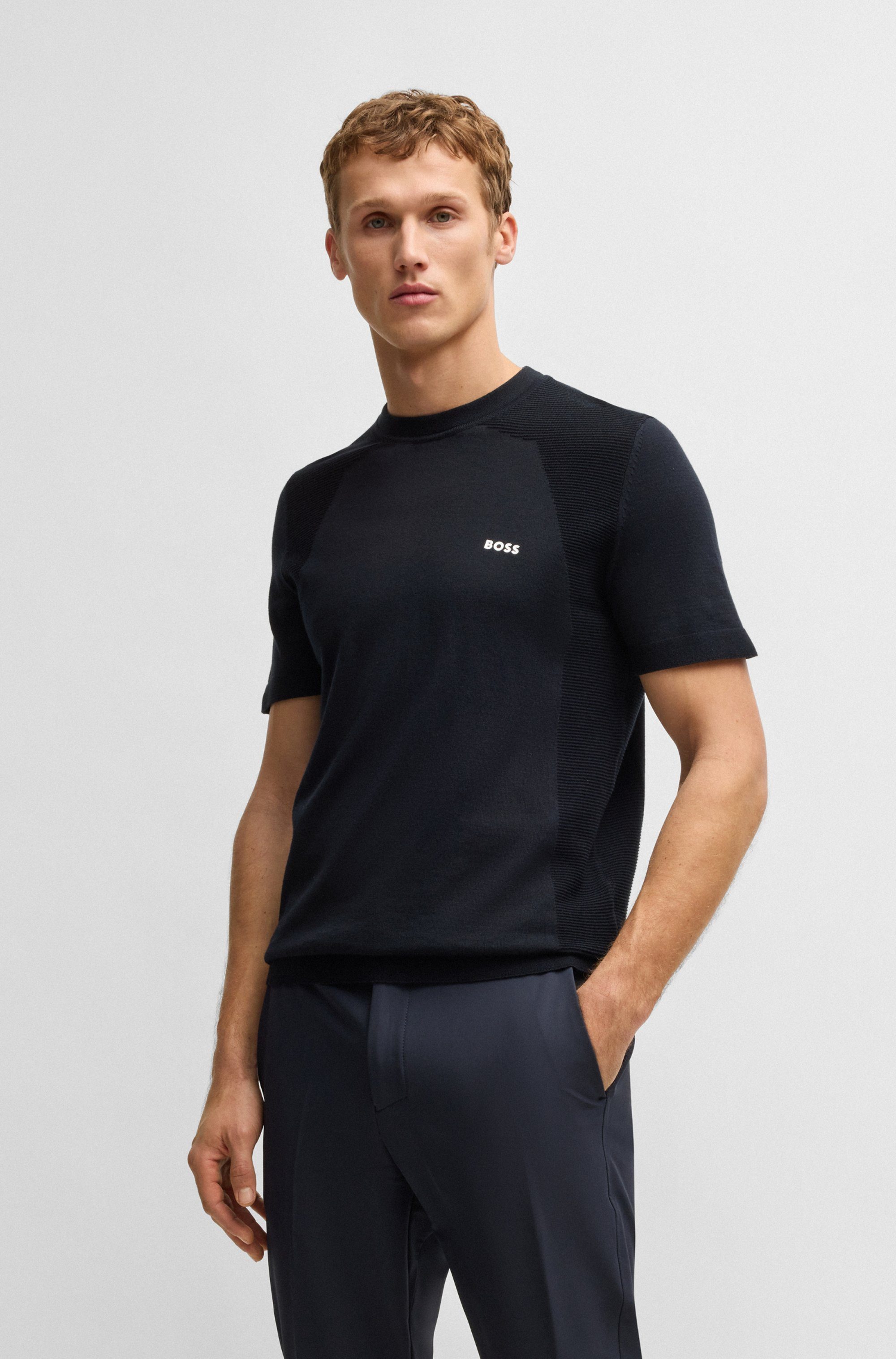 BOSS GREEN Rundhalspullover Momentum Lite T24 günstig online kaufen