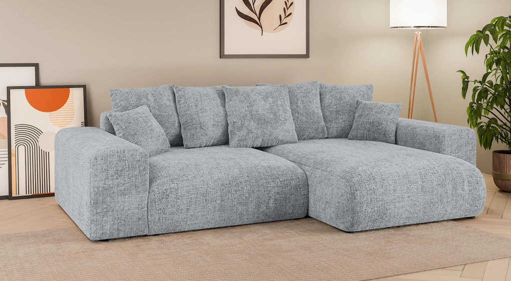 Home affaire Ecksofa "LAKESIDE mit Bettfunktion und Bettkasten, B/T/H 257/1 günstig online kaufen