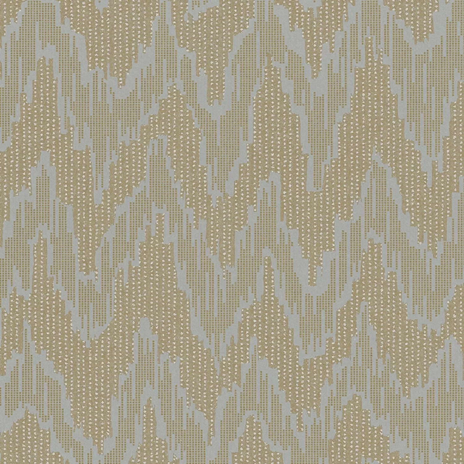 Marburg Vliestapete Grafisch Ikatmuster Grau-Blau 10,05 m x 0,70 m FSC® günstig online kaufen