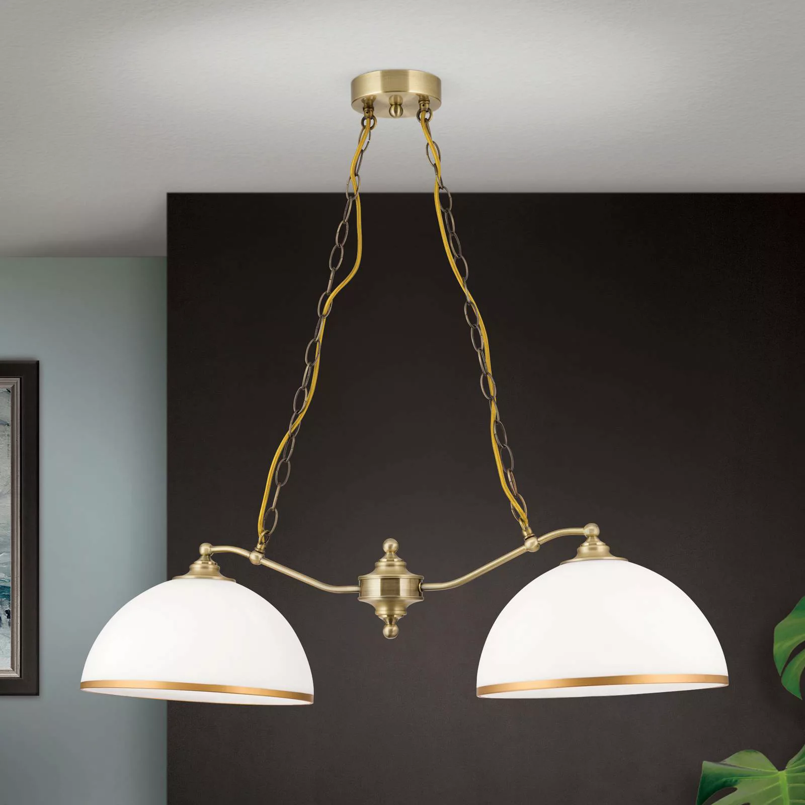 Hängeleuchte Old Lamp mit Kettenabhängung, 2-flg. günstig online kaufen