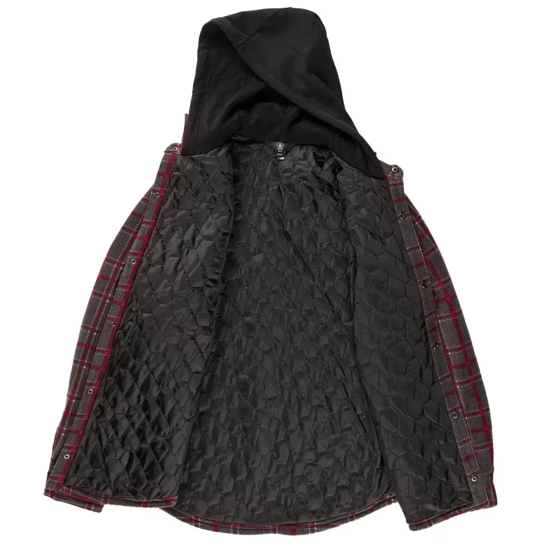 Volcom Field Insulated Flannel Jacket Black Plaid günstig online kaufen