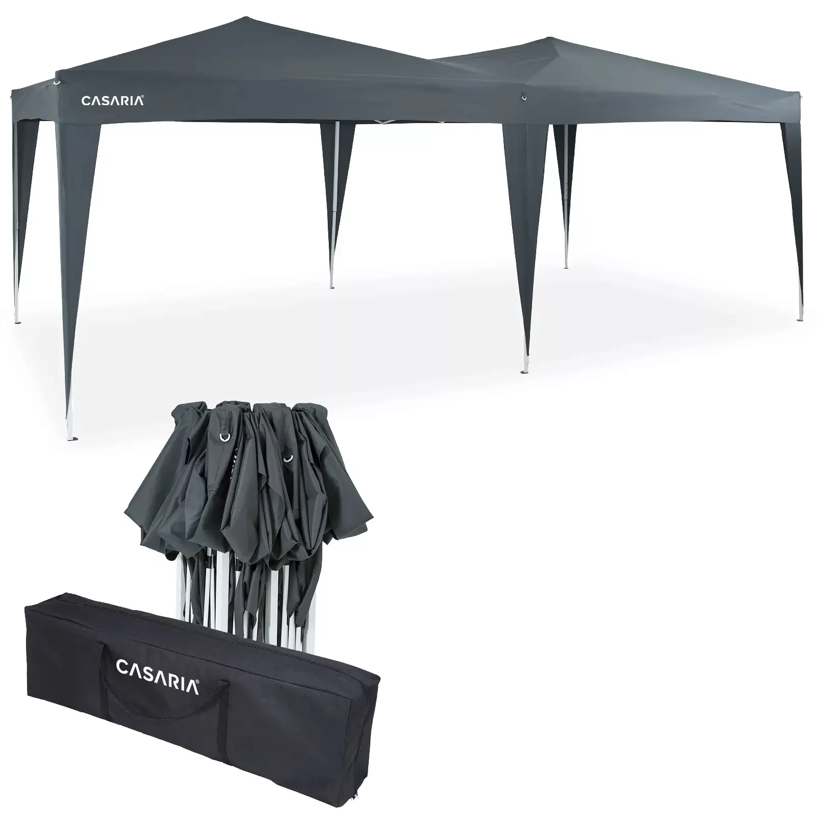 Faltpavillon Anthrazit 3x6m UV-Schutz 50+ günstig online kaufen