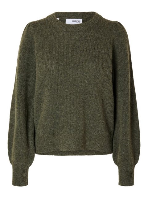 SELECTED FEMME Strickpullover SLFLulu (1-tlg) Drapiert/gerafft günstig online kaufen