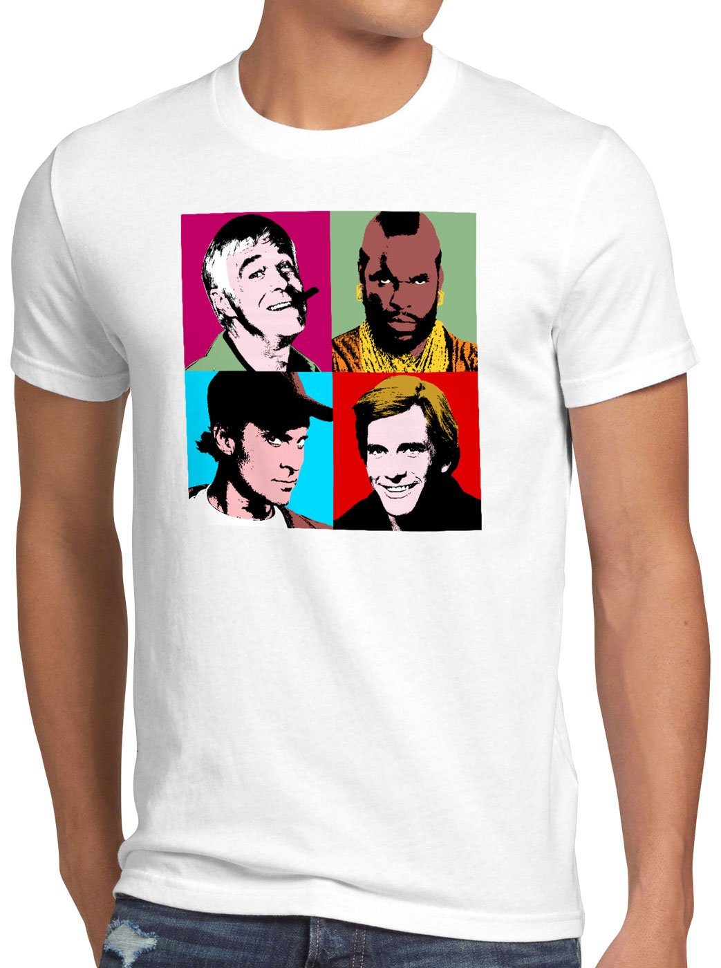 style3 T-Shirt Das Team mr.t hannibal günstig online kaufen