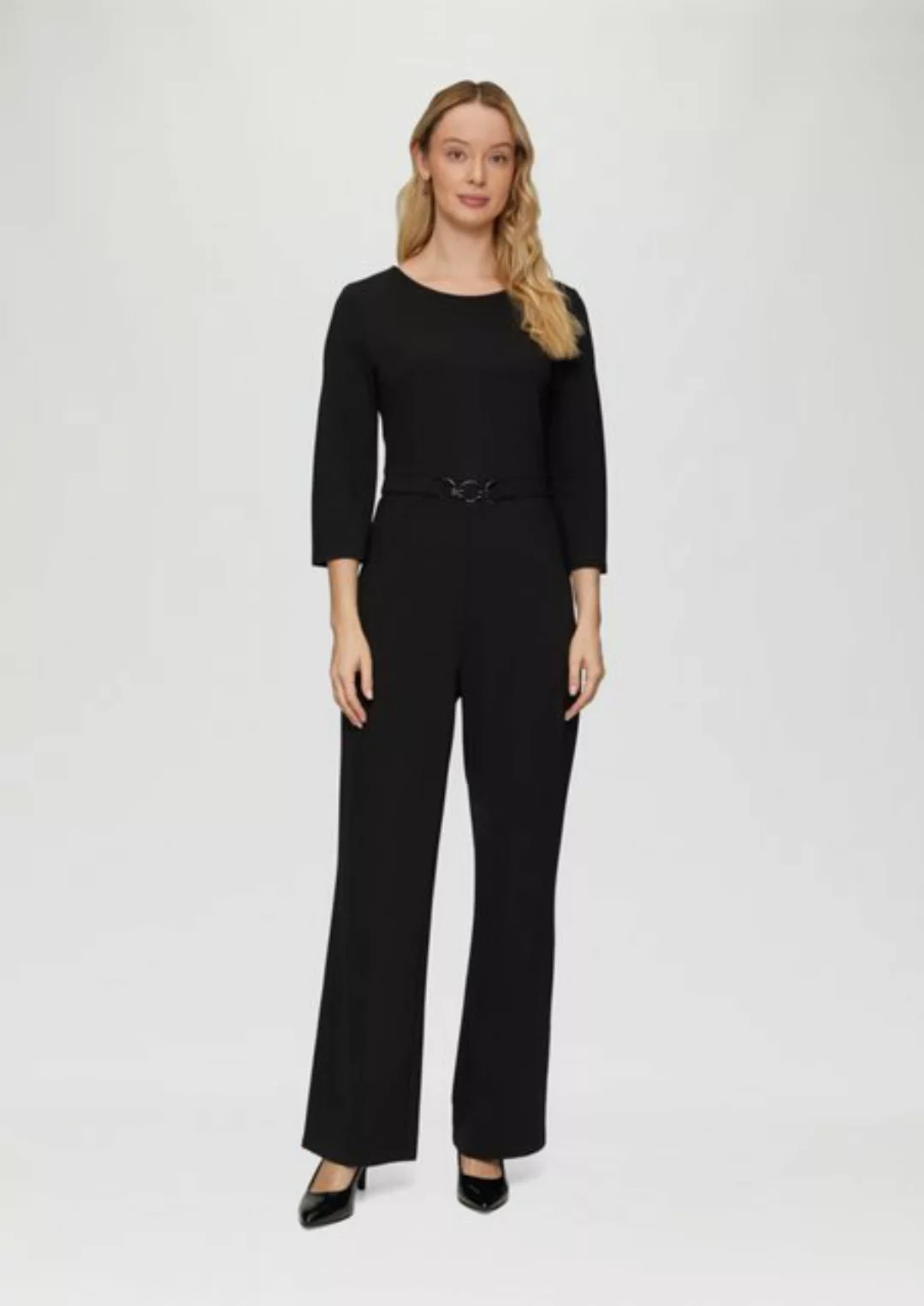 s.Oliver BLACK LABEL Overall Jumpsuit mit kurzen Ärmeln günstig online kaufen