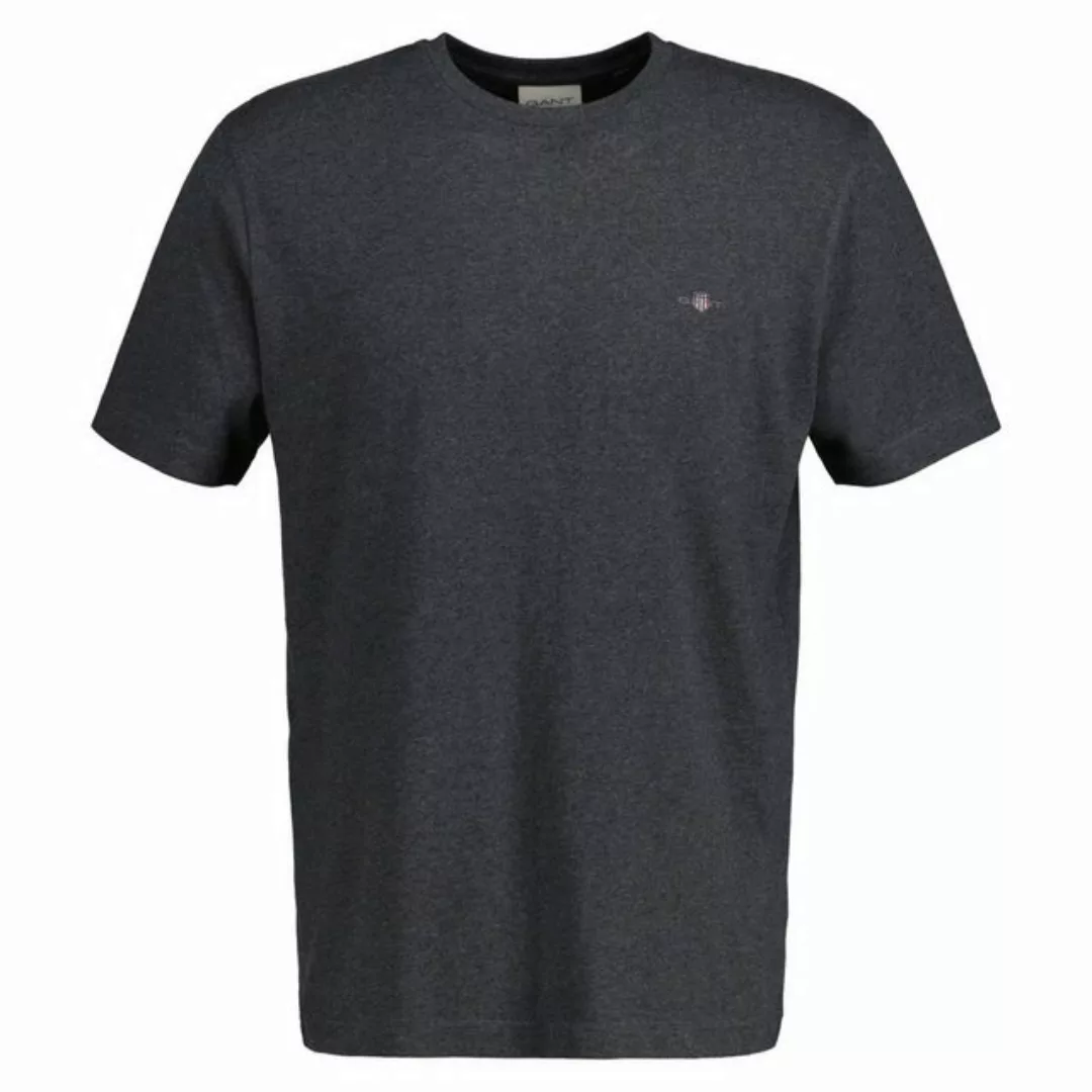 Gant T-Shirt SLIM SHIELD V-NECK T-SHIRT mit einer kleinen Logostickerei auf günstig online kaufen