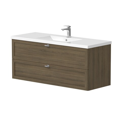 welltime Waschtisch »Rustic«, mit Soft-Close-Funktion, Breite 121,5 cm, Eic günstig online kaufen