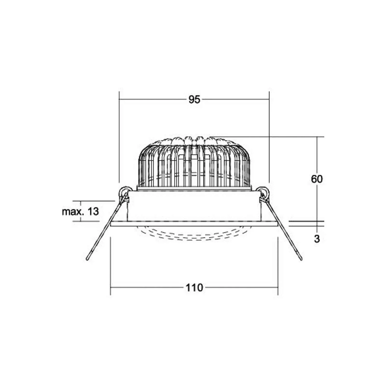 Brumberg LED-Einbaustrahlerset, Phasenabschnitt dimmbar - 39395254 günstig online kaufen