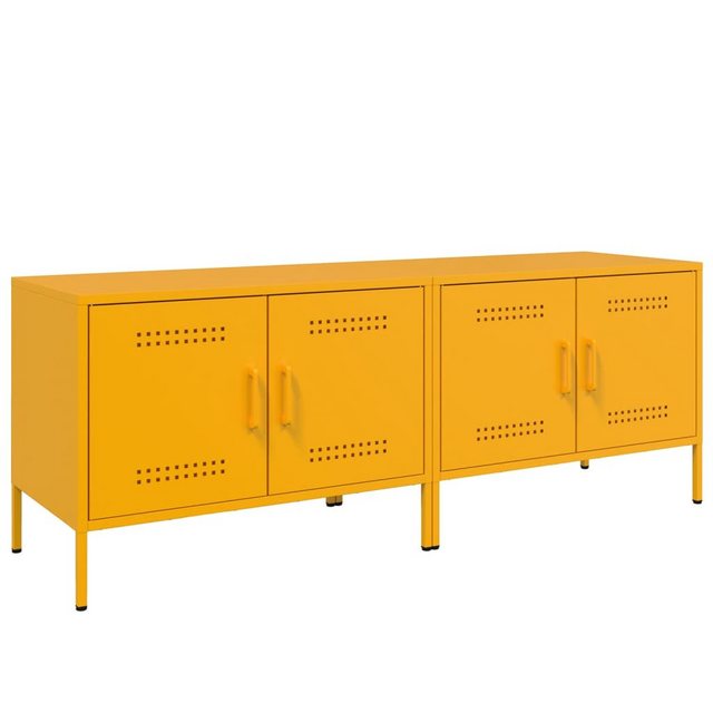 vidaXL TV-Schrank TV-Schränke 2 Stk. Senfgelb 68x39x50,5 cm Stahl (2-St) günstig online kaufen