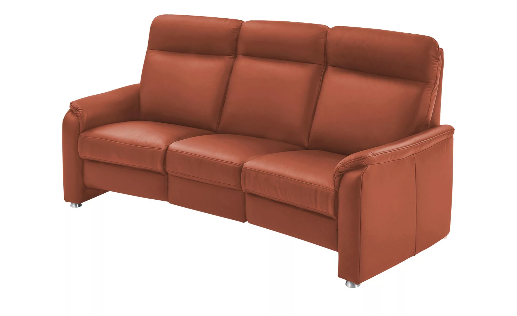 Trapezsofa   Luc ¦ rot ¦ Maße (cm): B: 218 H: 107 T: 103 Polstermöbel > Sof günstig online kaufen