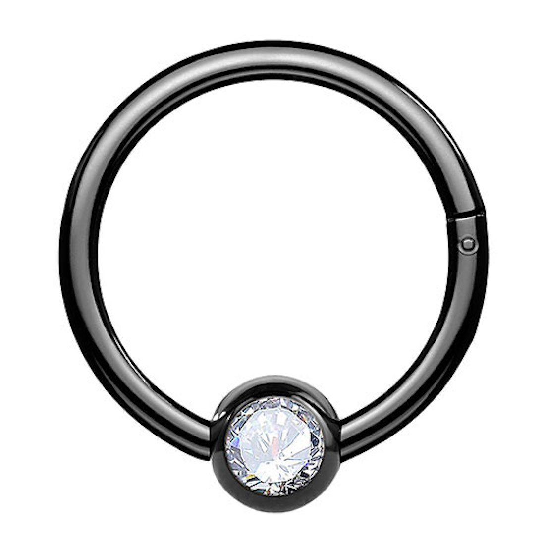 Taffstyle Nasenpiercing Titan Septum Segment Ring günstig online kaufen