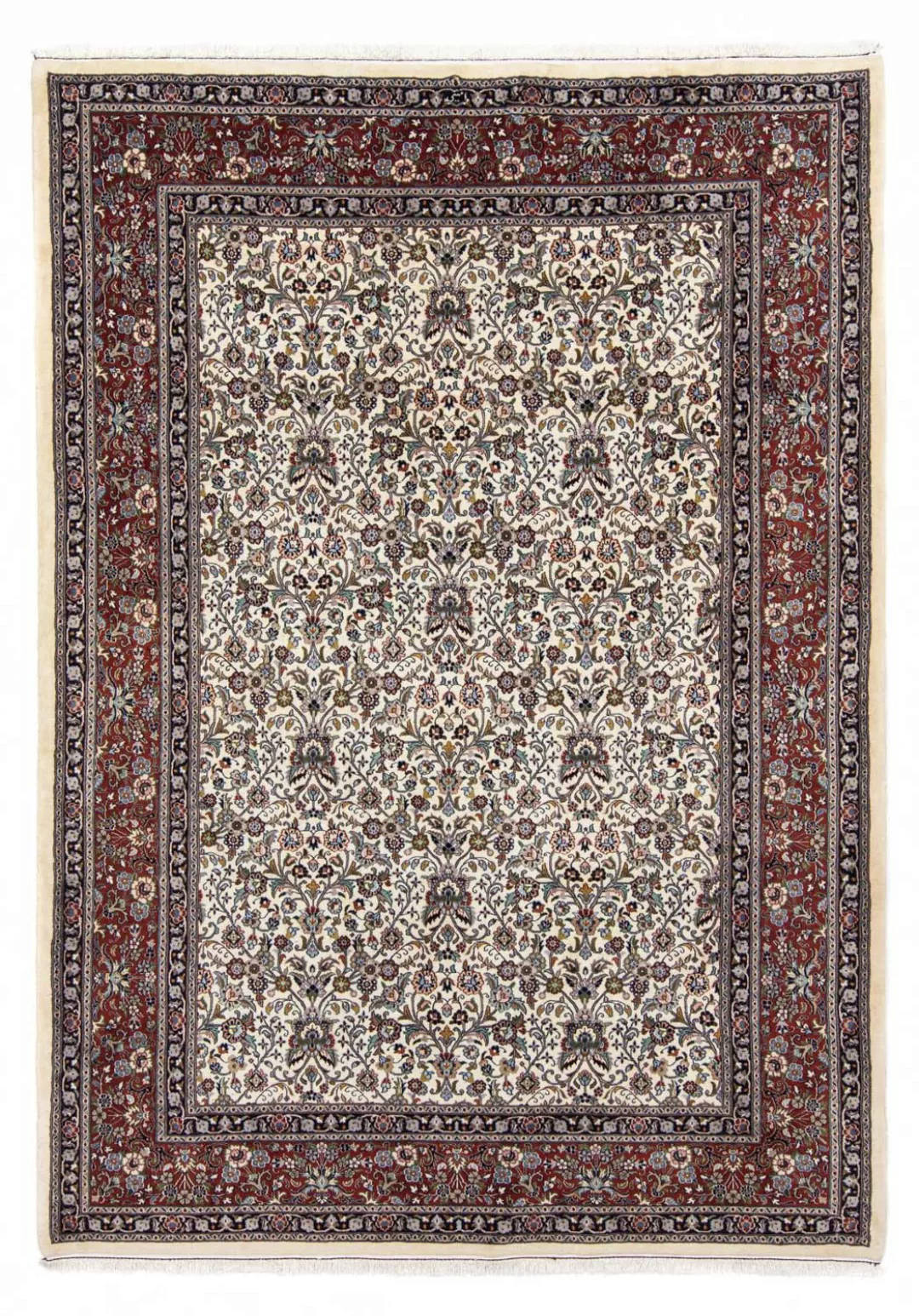 morgenland Wollteppich »Moud Blumenmuster Beige 290 x 204 cm«, rechteckig, günstig online kaufen