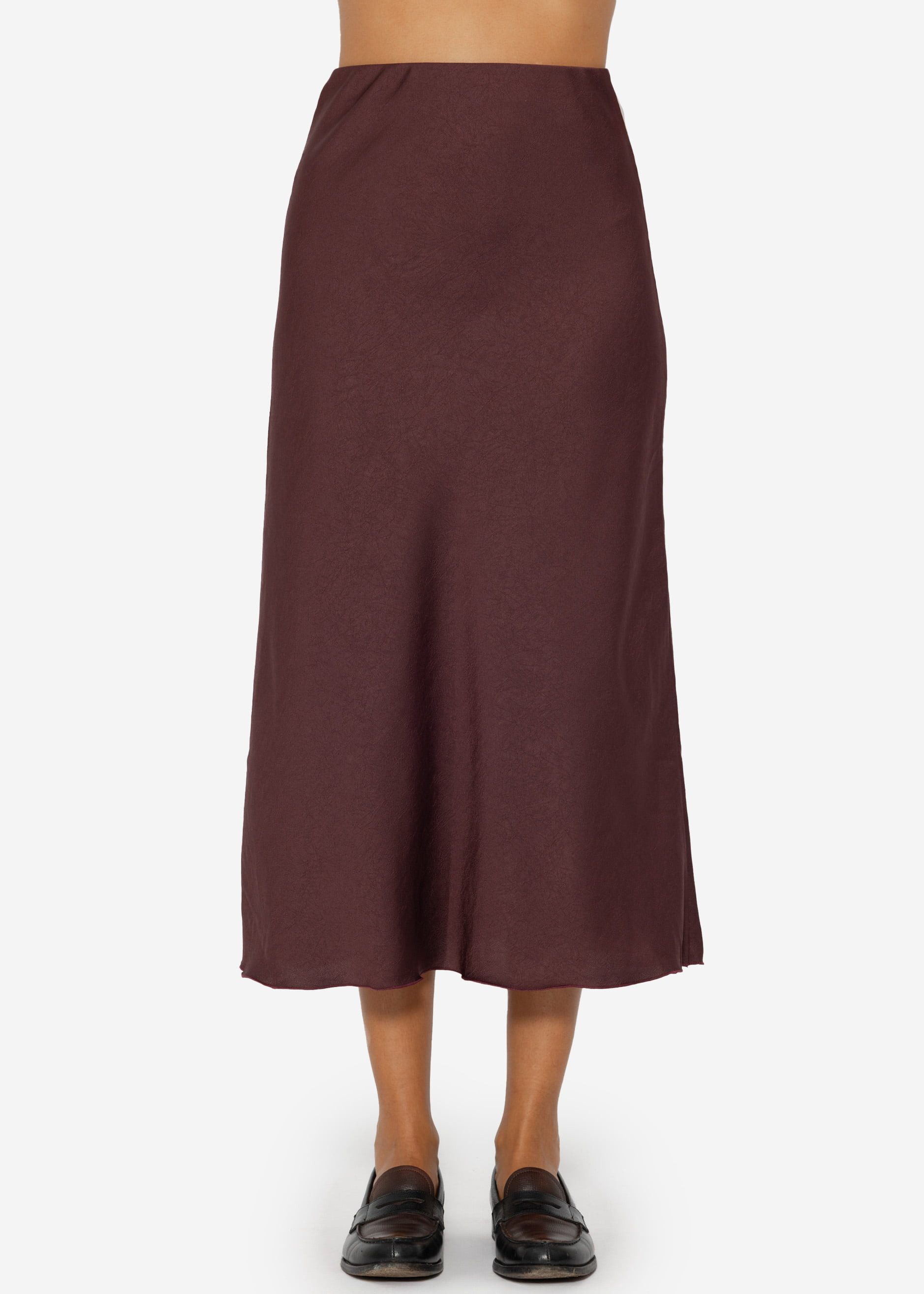 SASSYCLASSY Midirock Satinrock Damen in eleganter günstig online kaufen