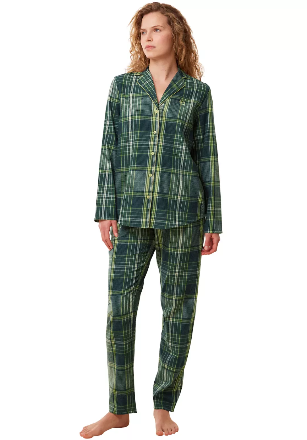 Triumph Schlafanzug "Boyfriend PW X Checks", (Set, 2 tlg.), Pyjama mit seit günstig online kaufen