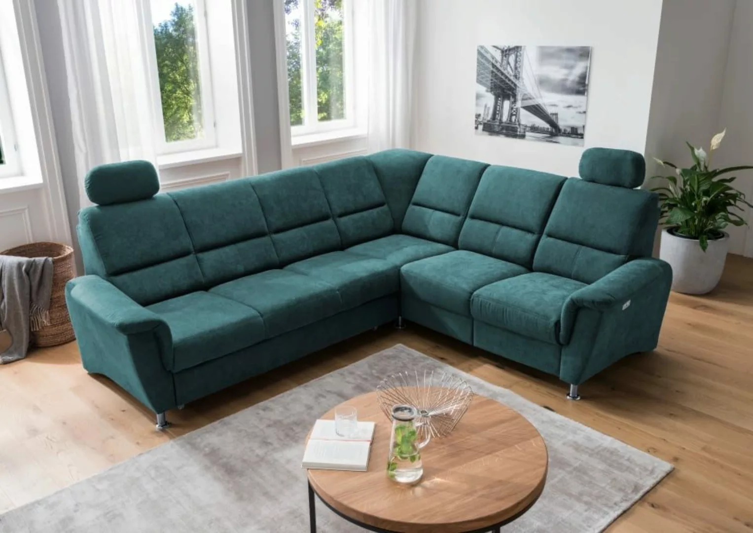 Myhomelando Ecksofa Paris, mit elektronischer Relaxfunktion, günstig online kaufen