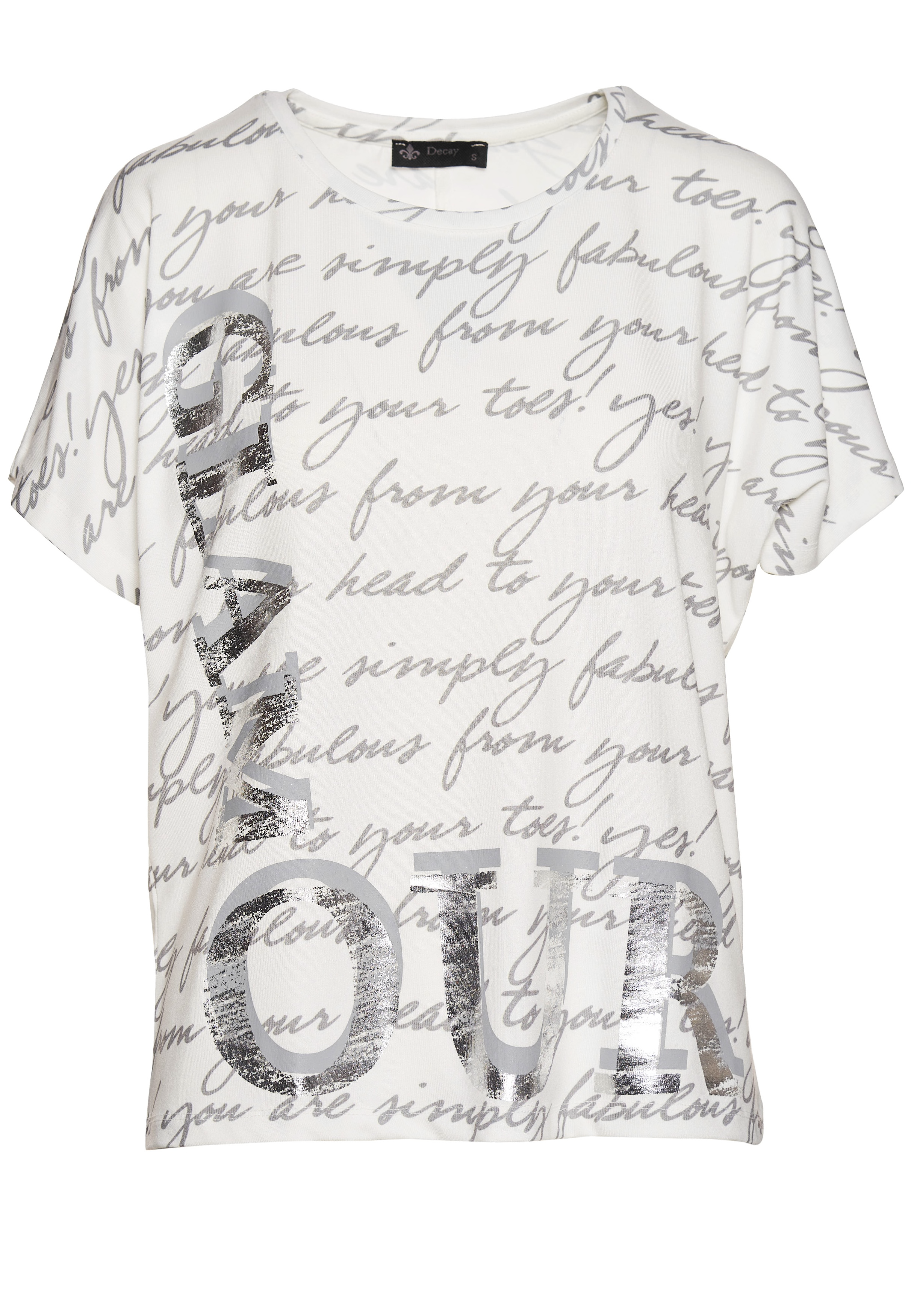 Decay T-Shirt, mit stylischem Allover-Print günstig online kaufen