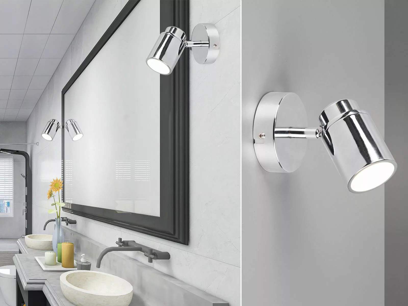 TRIO Leuchten LED Wandstrahler, Dimmfunktion, LED günstig online kaufen