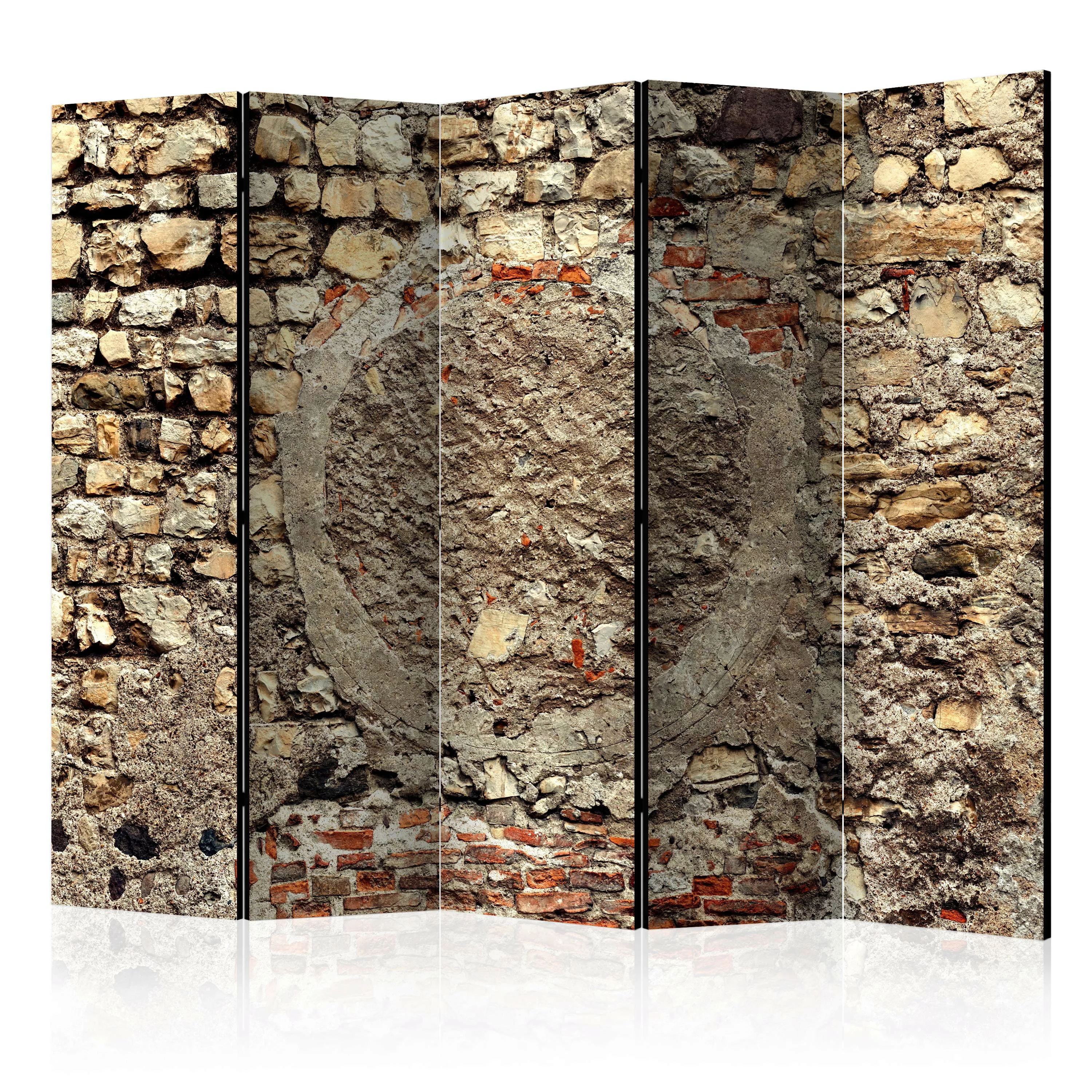 5-teiliges Paravent - Stony Battle Ii [room Dividers] günstig online kaufen